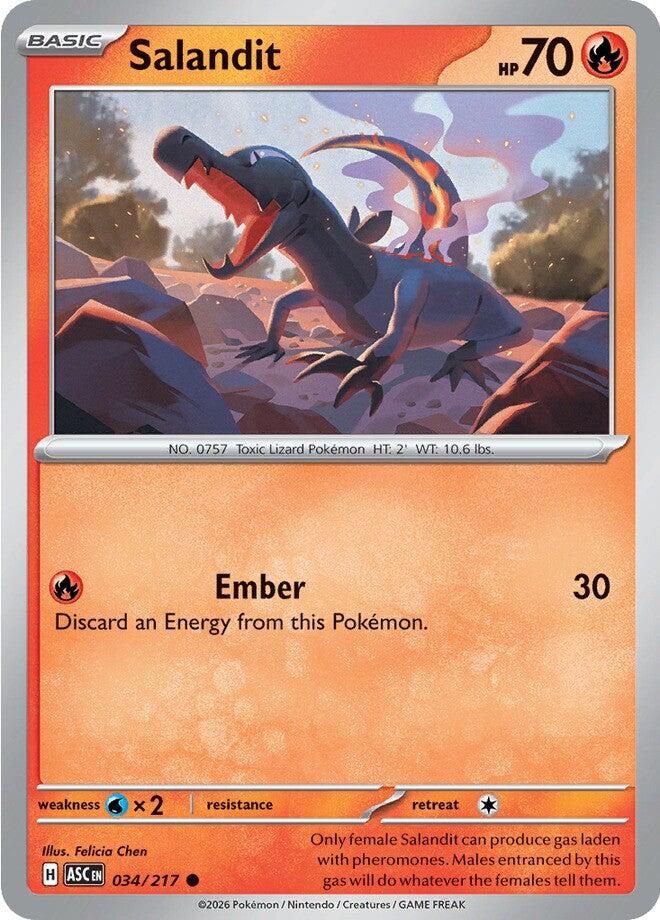 Salandit (034/217) [Mega Evolution: Ascended Heroes] | Exor Games Summserside