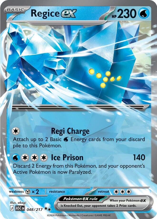 Regice ex (048/217) [Mega Evolution: Ascended Heroes] | Exor Games Summserside