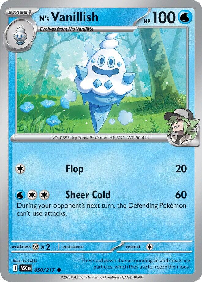 N's Vanillish (050/217) [Mega Evolution: Ascended Heroes] | Exor Games Summserside