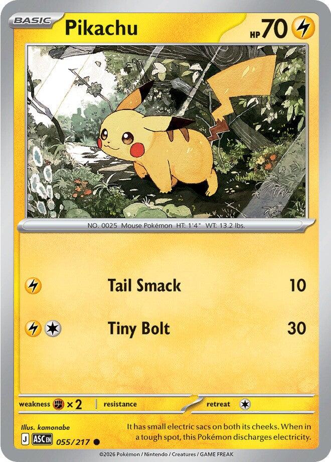 Pikachu (055/217) [Mega Evolution: Ascended Heroes] | Exor Games Summserside