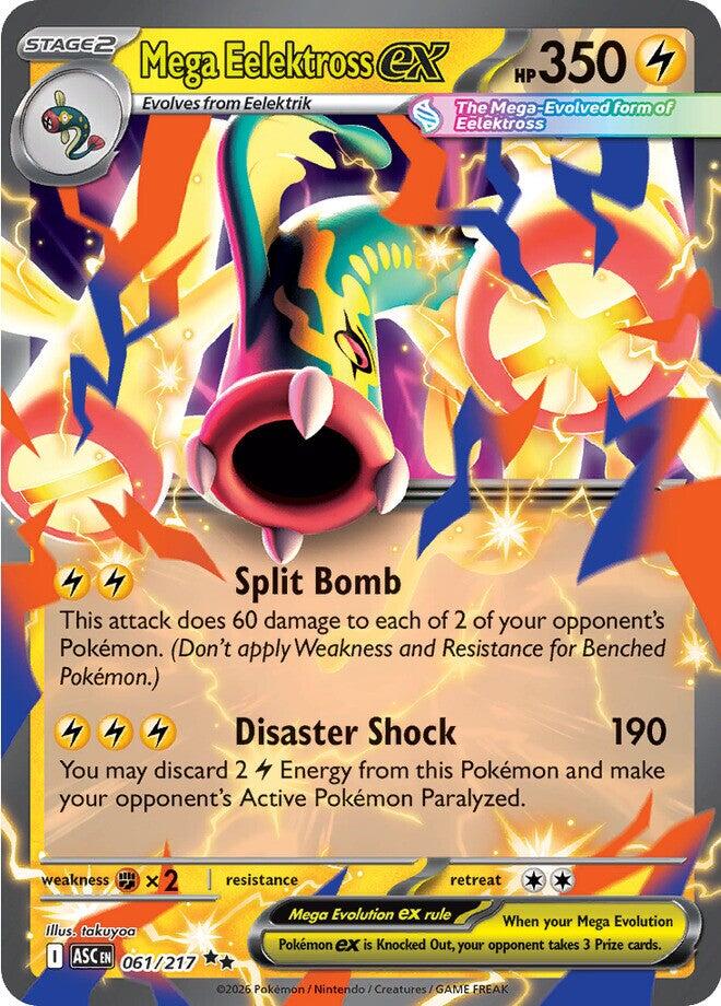 Mega Eelektross ex (061/217) [Mega Evolution: Ascended Heroes] | Exor Games Summserside