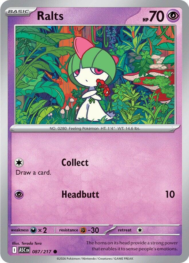 Ralts (087/217) [Mega Evolution: Ascended Heroes] | Exor Games Summserside