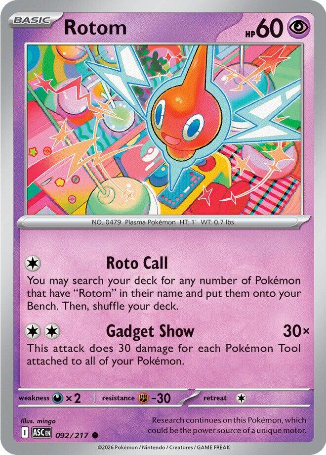 Rotom (092/217) [Mega Evolution: Ascended Heroes] | Exor Games Summserside