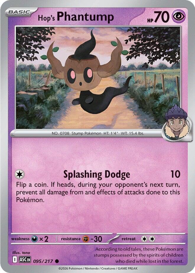 Hop's Phantump (095/217) [Mega Evolution: Ascended Heroes] | Exor Games Summserside