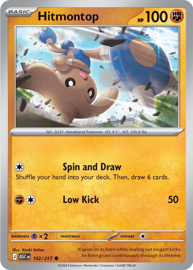 Hitmontop (102/217) [Mega Evolution: Ascended Heroes] | Exor Games Summserside