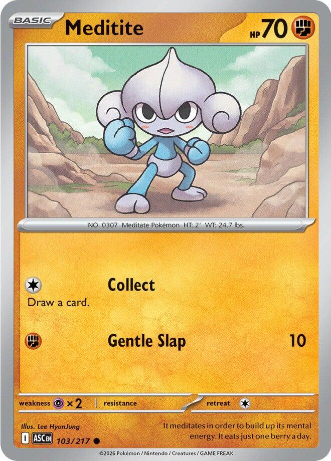 Meditite (103/217) [Mega Evolution: Ascended Heroes] | Exor Games Summserside