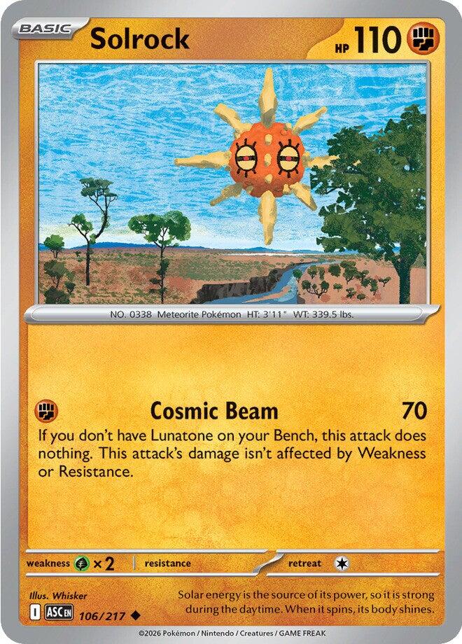 Solrock (106/217) [Mega Evolution: Ascended Heroes] | Exor Games Summserside