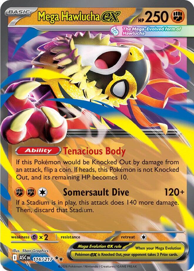 Mega Hawlucha ex (116/217) [Mega Evolution: Ascended Heroes] | Exor Games Summserside