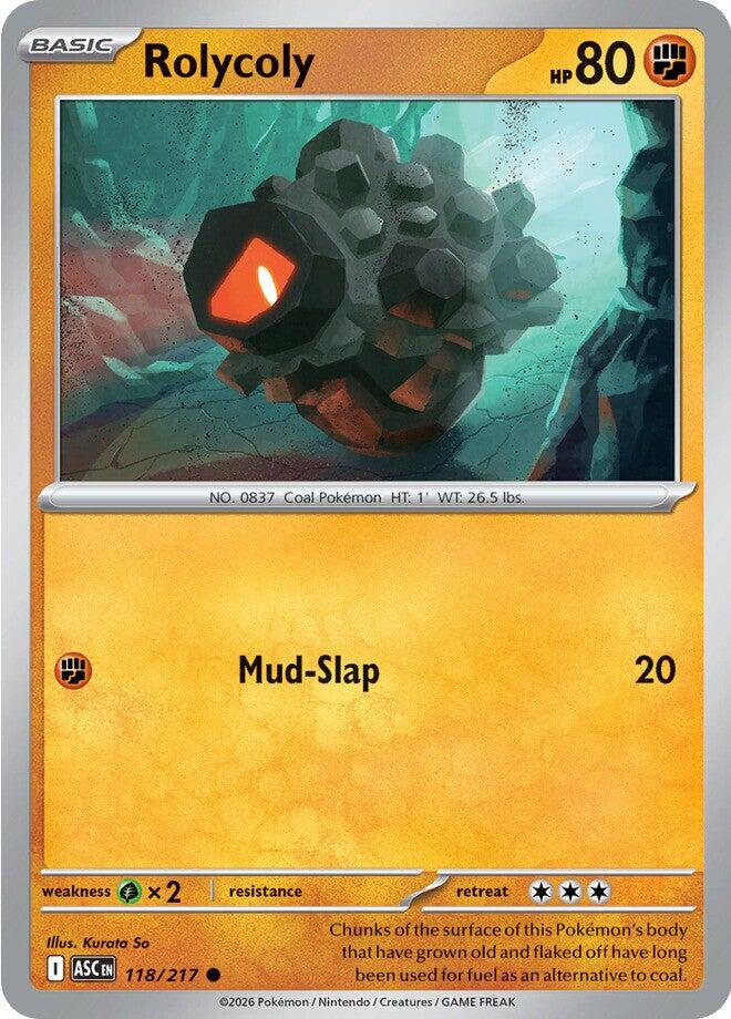 Rolycoly (118/217) [Mega Evolution: Ascended Heroes] | Exor Games Summserside