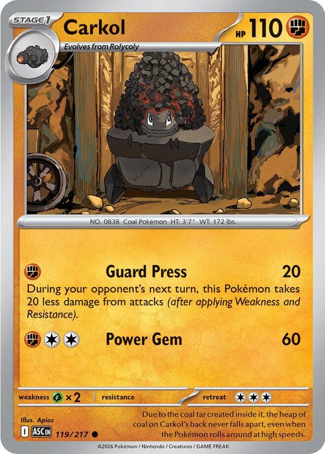 Carkol (119/217) [Mega Evolution: Ascended Heroes] | Exor Games Summserside