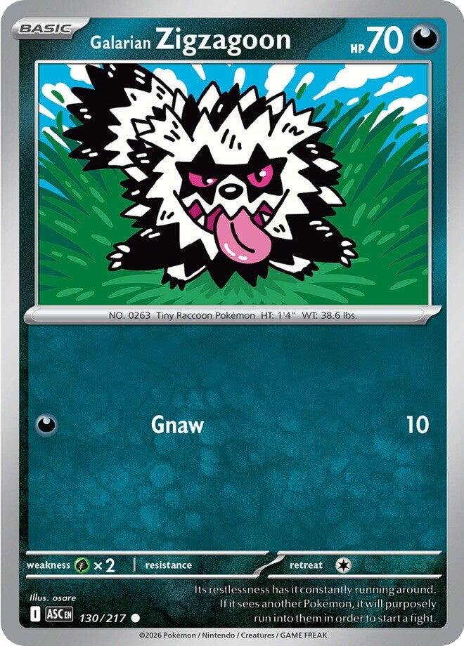 Galarian Zigzagoon (130/217) [Mega Evolution: Ascended Heroes] | Exor Games Summserside