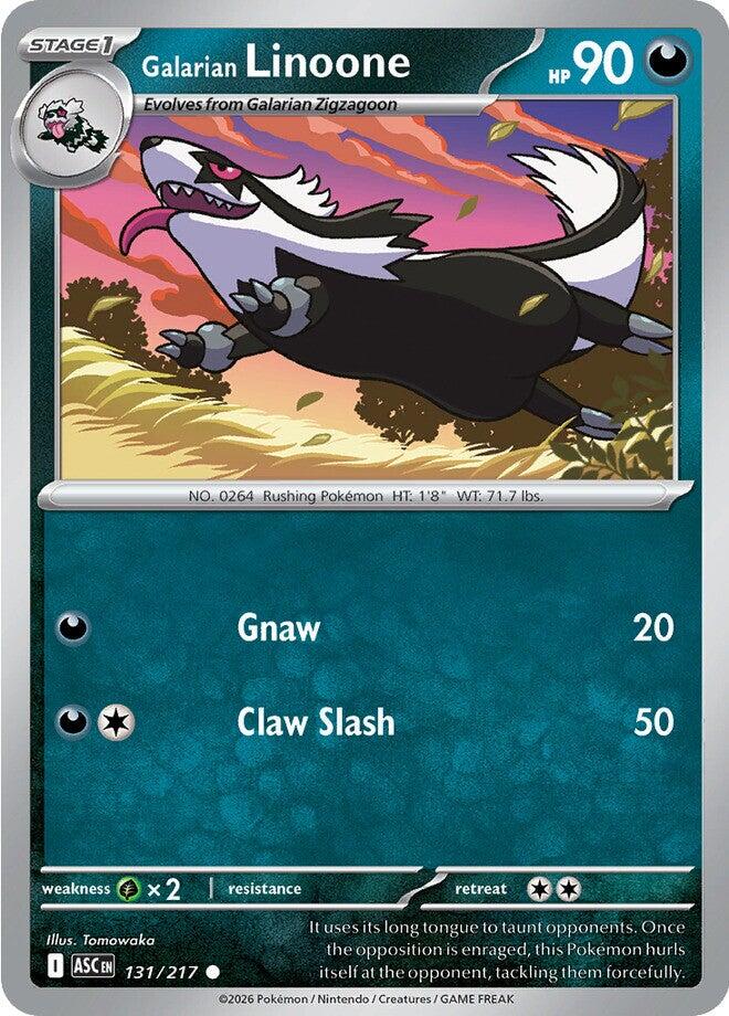 Galarian Linoone (131/217) [Mega Evolution: Ascended Heroes] | Exor Games Summserside