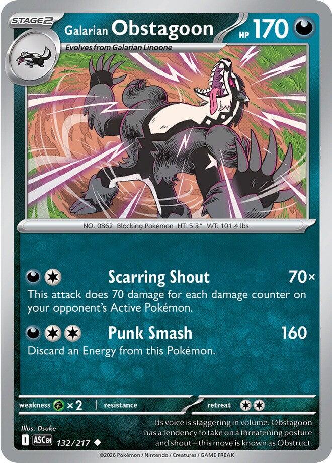 Galarian Obstagoon (132/217) [Mega Evolution: Ascended Heroes] | Exor Games Summserside