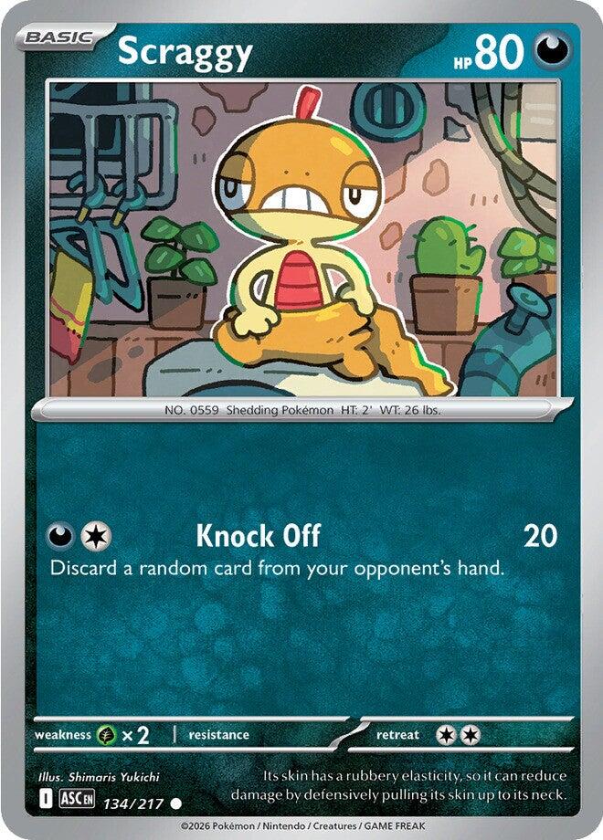 Scraggy (134/217) [Mega Evolution: Ascended Heroes] | Exor Games Summserside