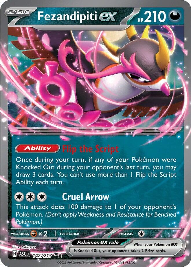 Fezandipiti ex (142/217) [Mega Evolution: Ascended Heroes] | Exor Games Summserside