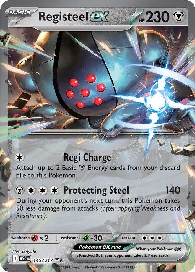 Registeel ex (145/217) [Mega Evolution: Ascended Heroes] | Exor Games Summserside
