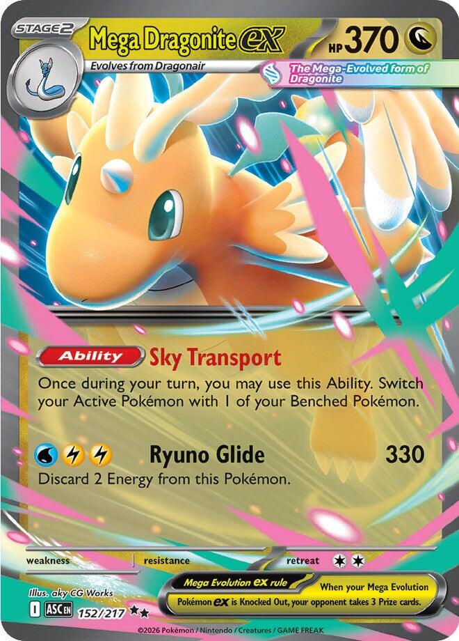 Mega Dragonite ex (152/217) [Mega Evolution: Ascended Heroes] | Exor Games Summserside