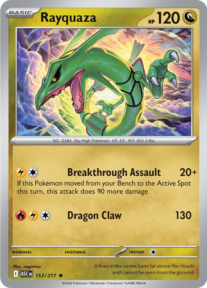 Rayquaza (153/217) [Mega Evolution: Ascended Heroes] | Exor Games Summserside