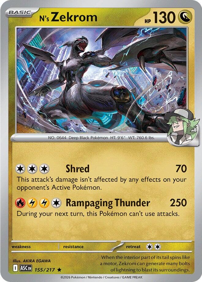 N's Zekrom (155/217) [Mega Evolution: Ascended Heroes] | Exor Games Summserside
