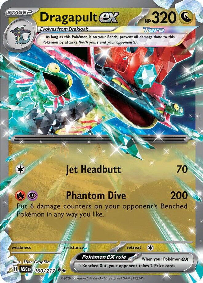Dragapult ex (160/217) [Mega Evolution: Ascended Heroes] | Exor Games Summserside