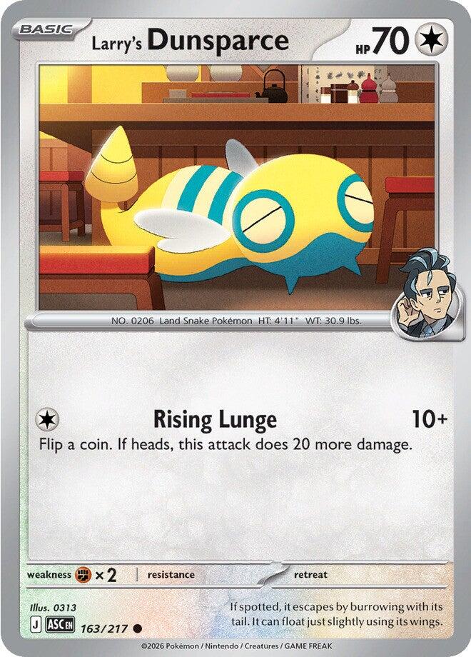 Larry's Dunsparce (163/217) [Mega Evolution: Ascended Heroes] | Exor Games Summserside