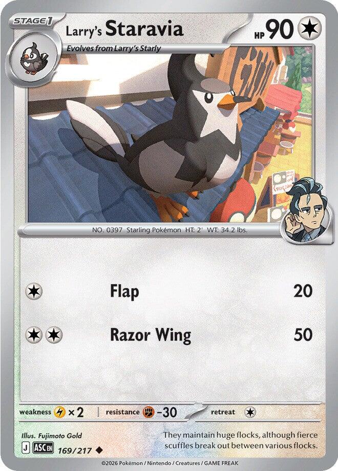 Larry's Staravia (169/217) [Mega Evolution: Ascended Heroes] | Exor Games Summserside