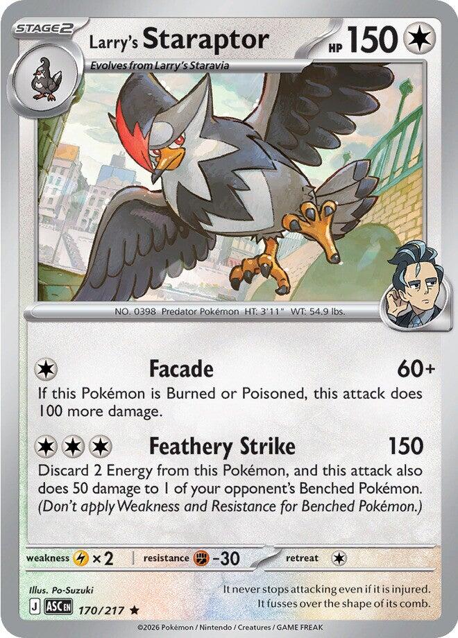 Larry's Staraptor (170/217) [Mega Evolution: Ascended Heroes] | Exor Games Summserside