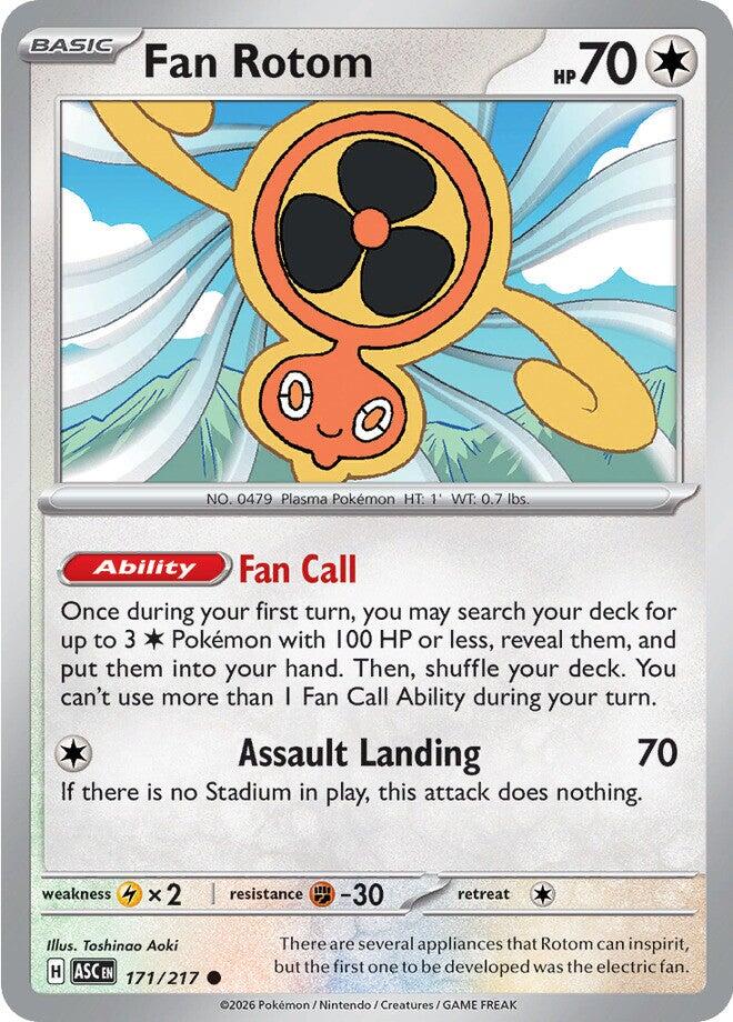 Fan Rotom (171/217) [Mega Evolution: Ascended Heroes] | Exor Games Summserside