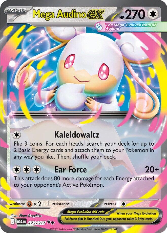 Mega Audino ex (172/217) [Mega Evolution: Ascended Heroes] | Exor Games Summserside