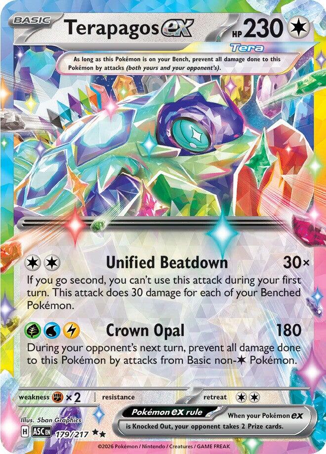 Terapagos ex (179/217) [Mega Evolution: Ascended Heroes] | Exor Games Summserside