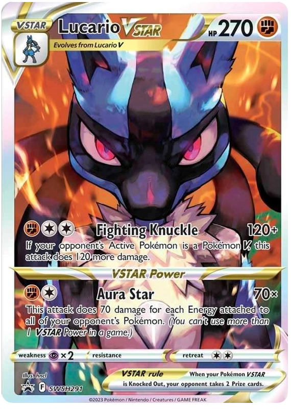 Lucario VSTAR (SWSH291) [Sword & Shield: Black Star Promos] | Exor Games Summserside