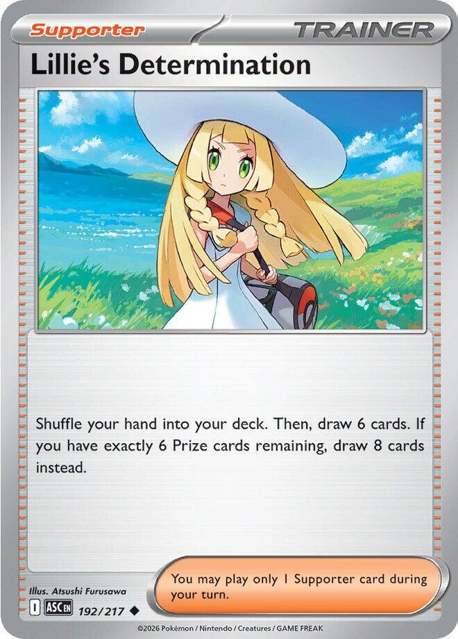 Lillie's Determination (192/217) [Mega Evolution: Ascended Heroes] | Exor Games Summserside