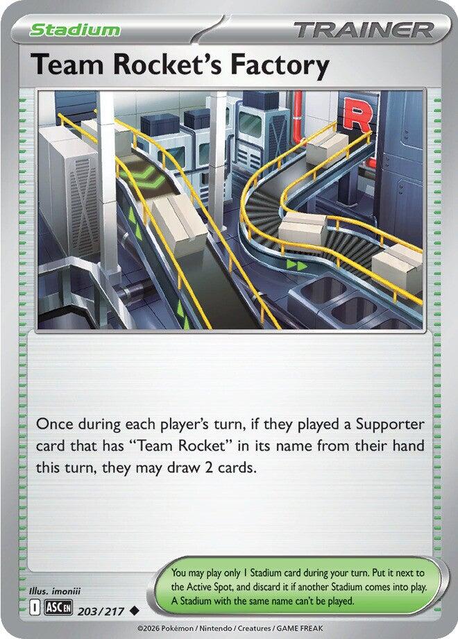 Team Rocket's Factory (203/217) [Mega Evolution: Ascended Heroes] | Exor Games Summserside