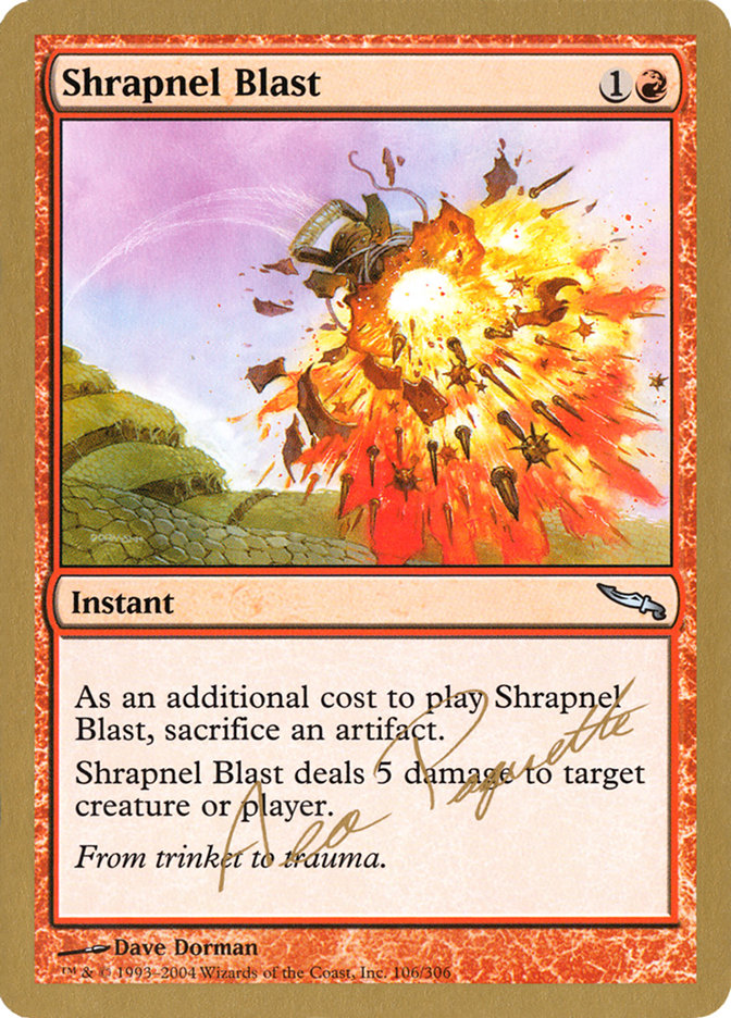 Shrapnel Blast (Aeo Paquette) [World Championship Decks 2004] | Exor Games Summserside