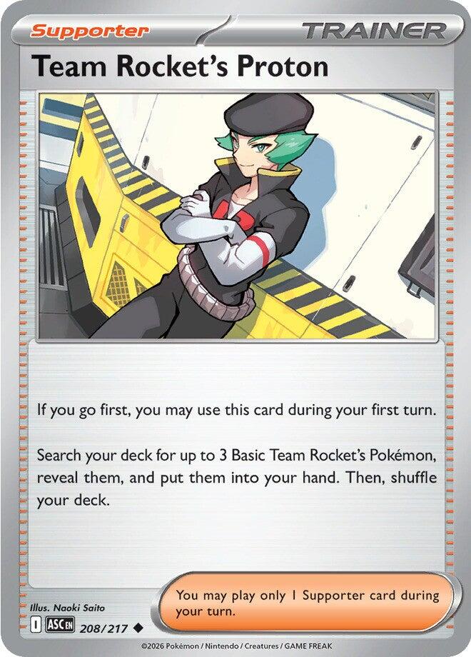 Team Rocket's Proton (208/217) [Mega Evolution: Ascended Heroes] | Exor Games Summserside