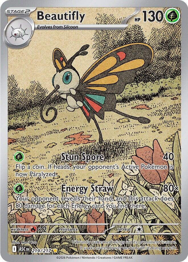 Beautifly (219/217) [Mega Evolution: Ascended Heroes] | Exor Games Summserside