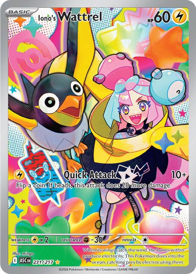 Iono's Wattrel (231/217) [Mega Evolution: Ascended Heroes] | Exor Games Summserside
