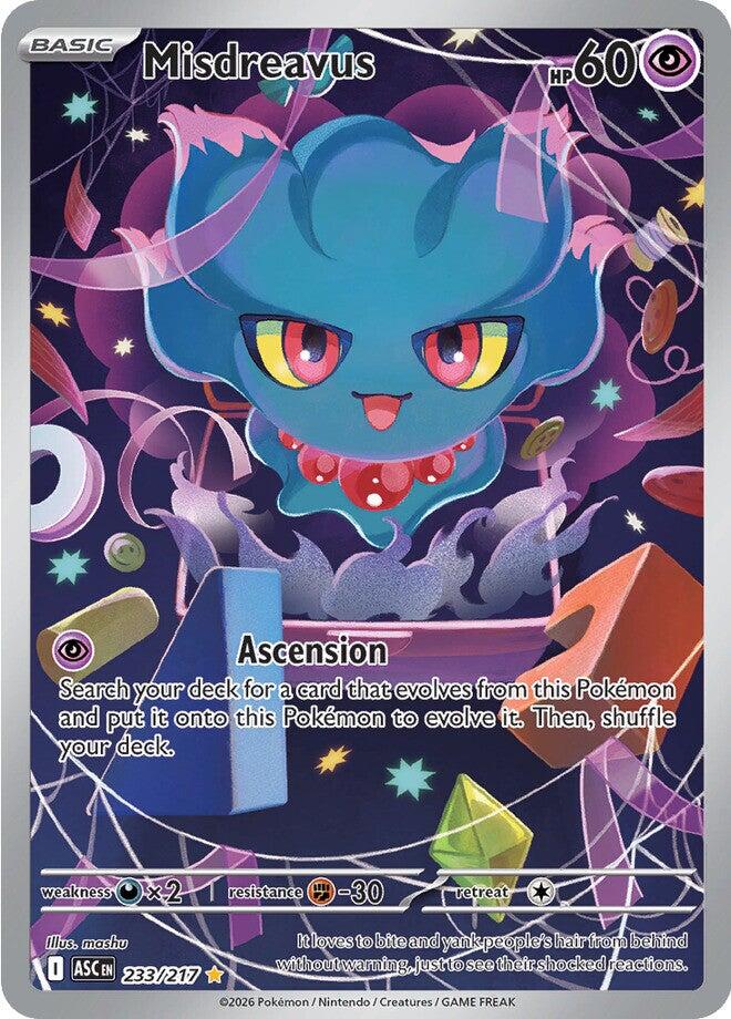 Misdreavus (233/217) [Mega Evolution: Ascended Heroes] | Exor Games Summserside
