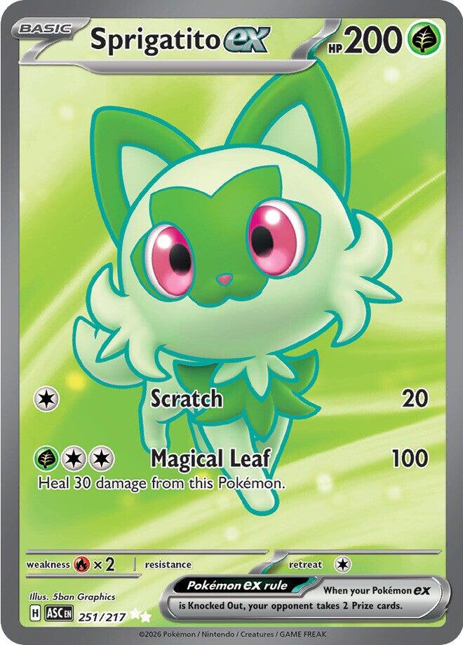 Sprigatito ex (251/217) [Mega Evolution: Ascended Heroes] | Exor Games Summserside