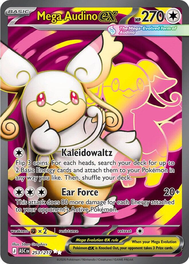 Mega Audino ex (253/217) [Mega Evolution: Ascended Heroes] | Exor Games Summserside