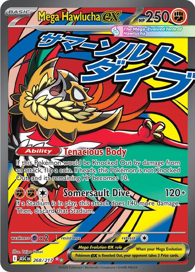 Mega Hawlucha ex (268/217) [Mega Evolution: Ascended Heroes] | Exor Games Summserside
