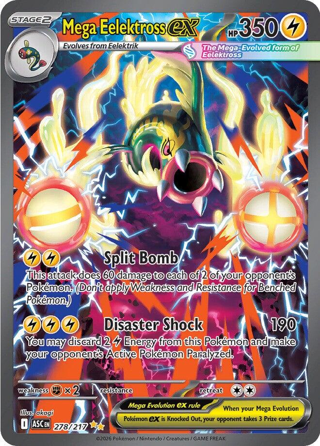 Mega Eelektross ex (278/217) [Mega Evolution: Ascended Heroes] | Exor Games Summserside