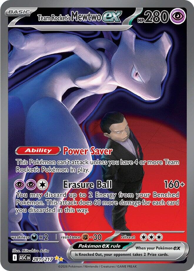 Team Rocket's Mewtwo ex (281/217) [Mega Evolution: Ascended Heroes] | Exor Games Summserside