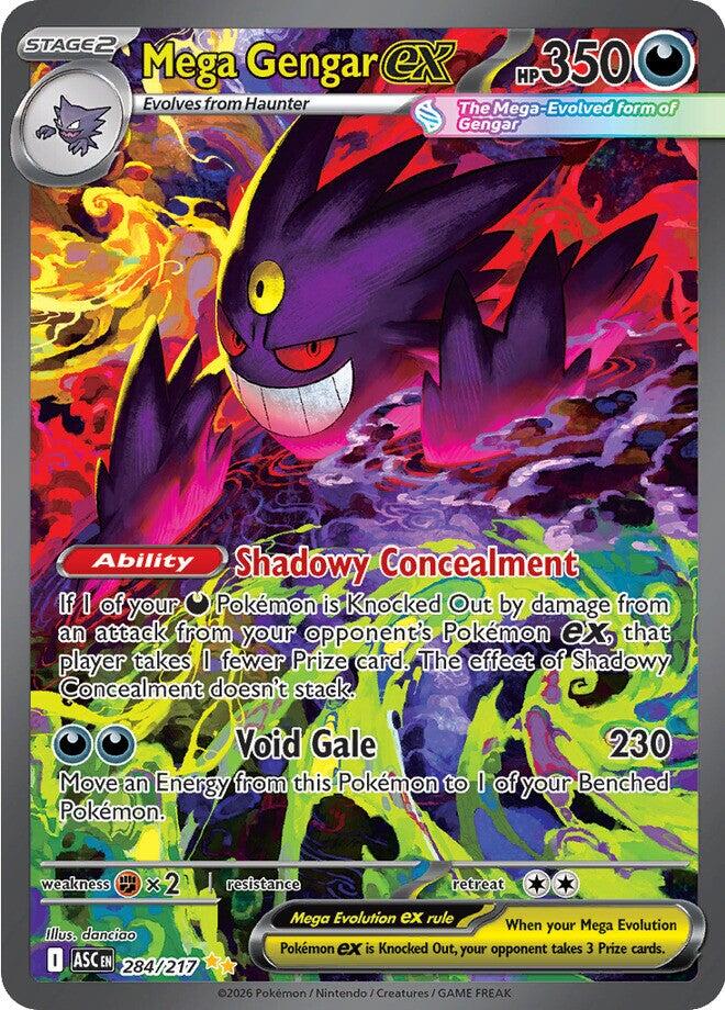 Mega Gengar ex (284/217) [Mega Evolution: Ascended Heroes] | Exor Games Summserside