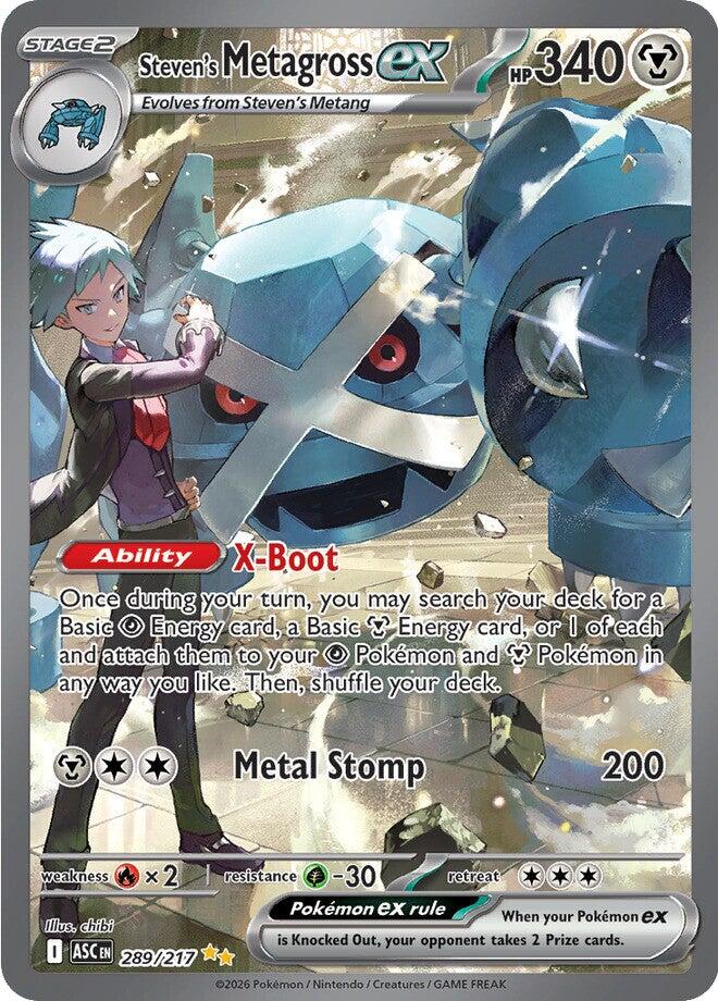 Steven's Metagross ex (289/217) [Mega Evolution: Ascended Heroes] | Exor Games Summserside