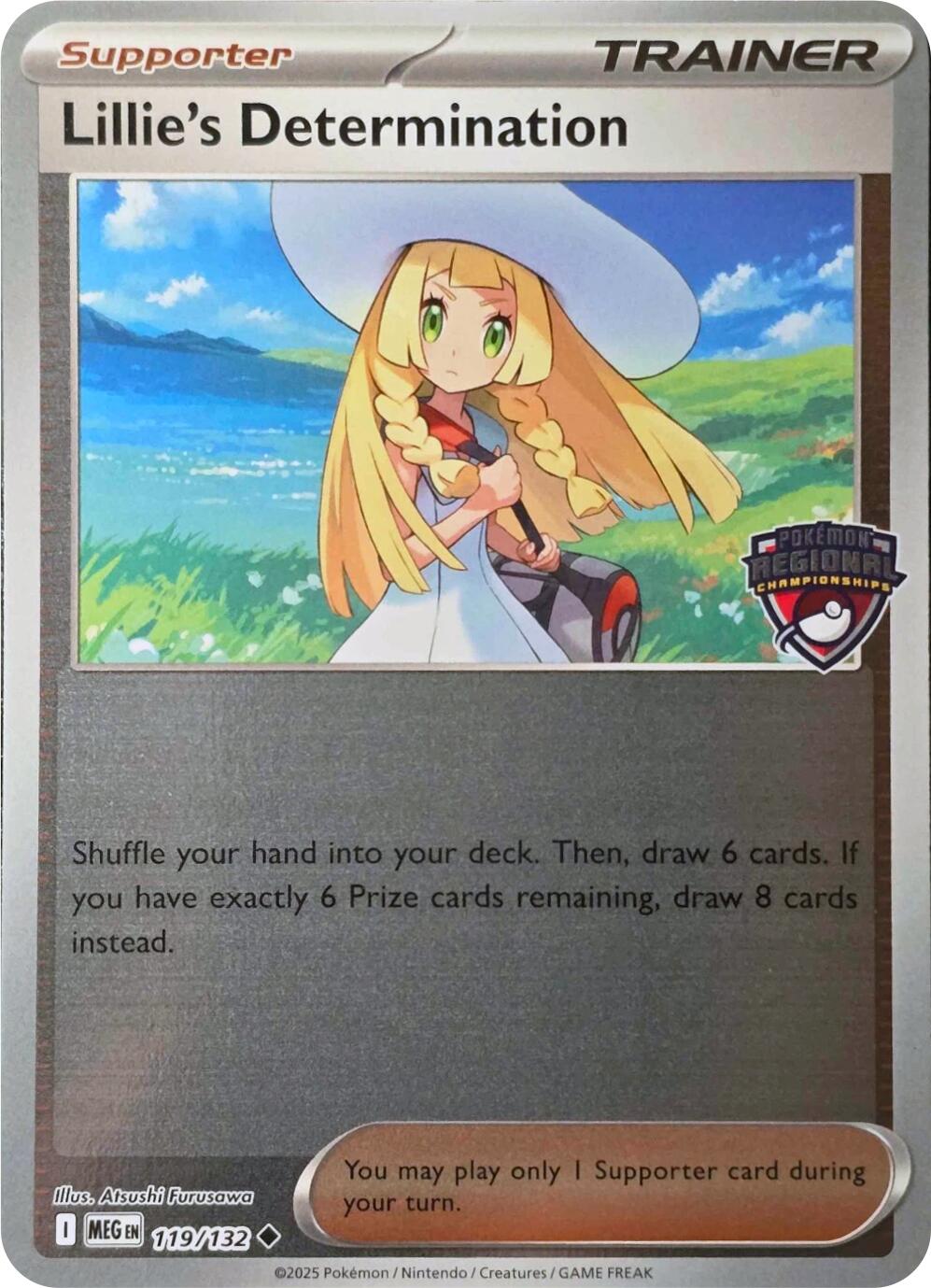 Lillie's Determination (119/132) (Regional Championships) [League & Championship Cards] | Exor Games Summserside