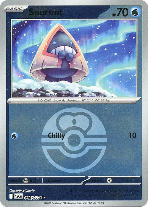 Snorunt (046/217) (Love Ball) [Mega Evolution: Ascended Heroes] | Exor Games Summserside