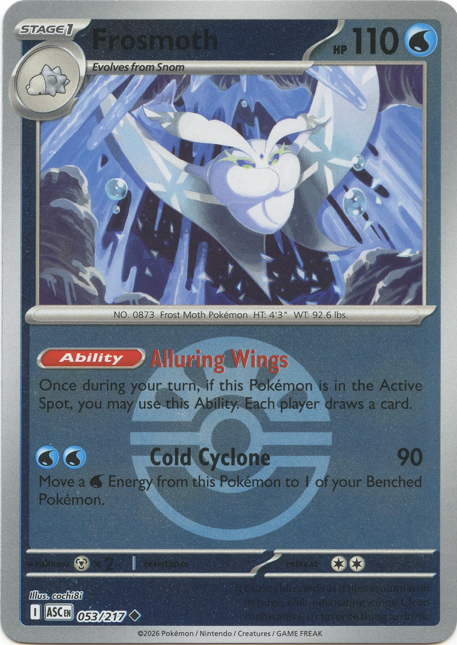 Frosmoth (053/217) (Friend Ball) [Mega Evolution: Ascended Heroes] | Exor Games Summserside