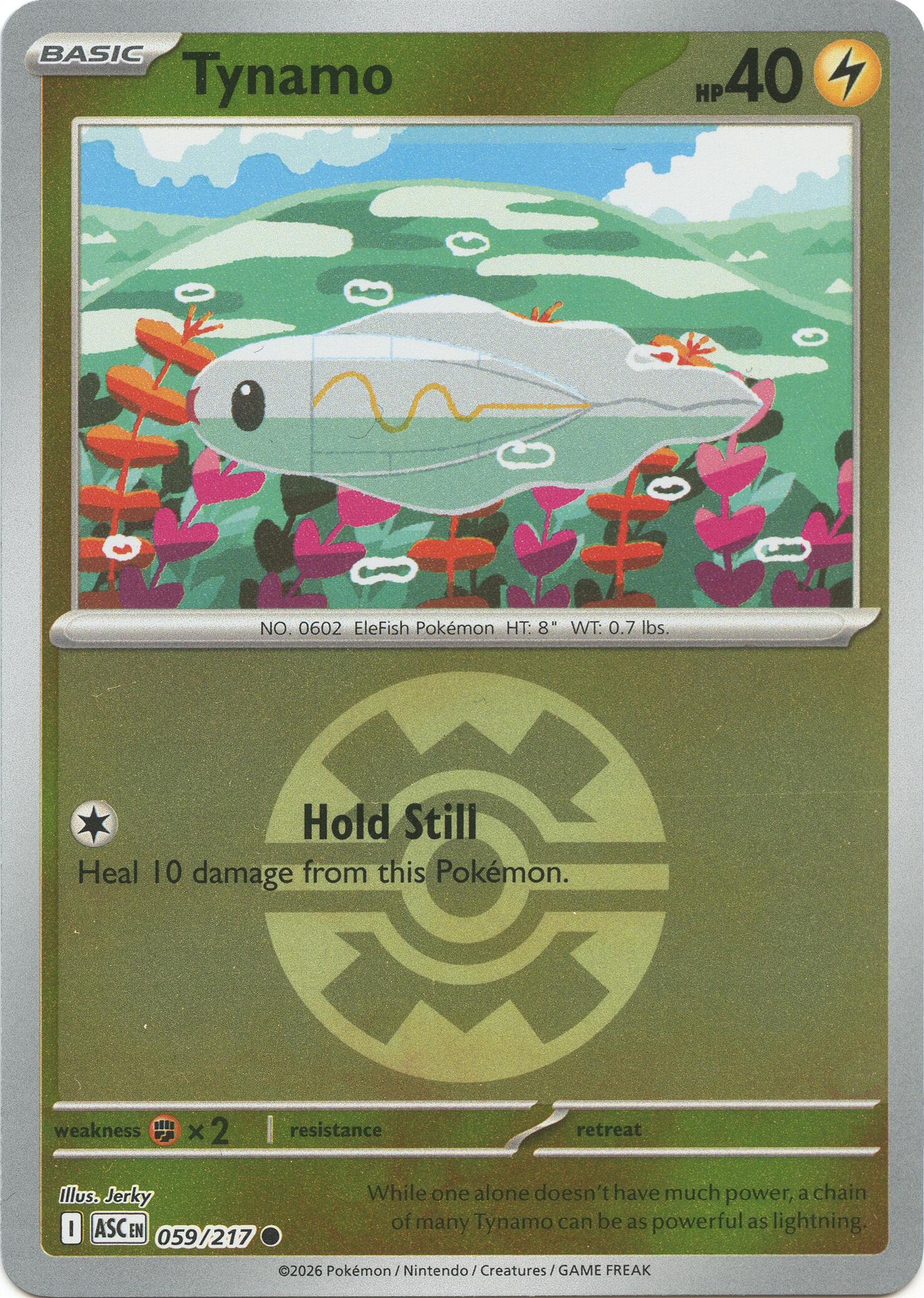 Tynamo (059/217) (Quick Ball) [Mega Evolution: Ascended Heroes] | Exor Games Summserside