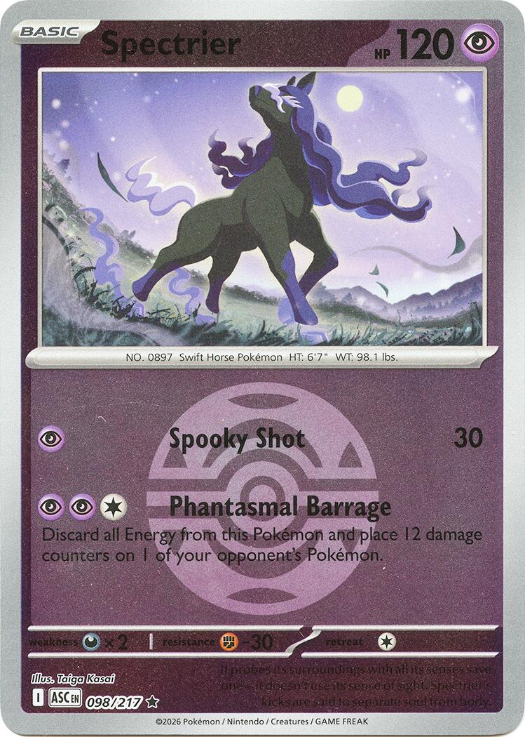 Spectrier (098/217) (Dusk Ball) [Mega Evolution: Ascended Heroes] | Exor Games Summserside